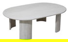 Masuta de cafea Orlando Oval, Bizzotto, 130 x 80 x 45 cm, lemn de mango, natural