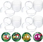 Set de 50 globuri SUNSK, plastic, transparent, 5 cm