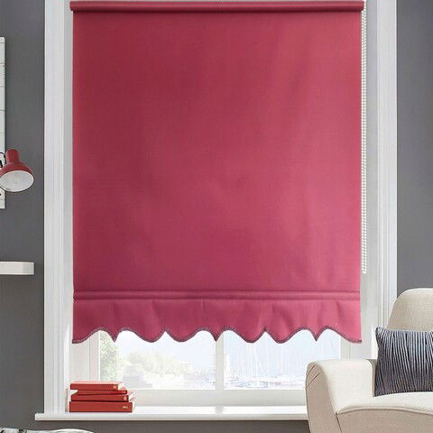 Jaluzea tip rulou, Ruby, P-154 - Fuchsia, 90x200 cm, poliester, fucsia