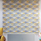 Jaluzea rulou zebra / roleta textila, H776 Day & Night, 170x200 cm, poliester, galben mustar