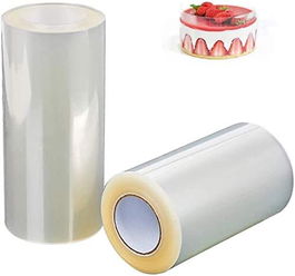Set de 2 role de acetat pentru patiserie HIQE-FL, polipropilena, transparent, 8/10 cm