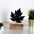 Decoratiune, Maple, 17x27x3.5cm, Metal, Negru
