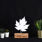 Decoratiune, Maple, 17x27x3.5cm, Metal, Alb