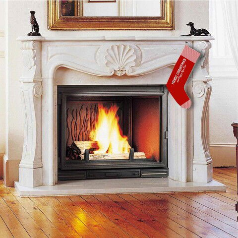 Soseta decorativa Christmas, Crp002, 35x18cm, Bumbac, Multicolor
