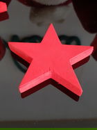 Suport pahar, Mini Star, Placaj, Roșu