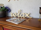 Decoratiune de perete, Gold Relax, 33x20x2cm, Placaj , Aur