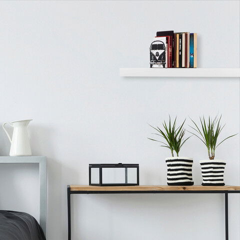 Opritor de carti, Kitap tutucu 17, 15.5x14x16cm, Metal, Negru