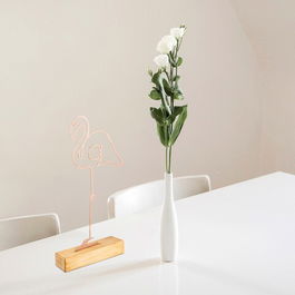 Decoratiune, Stork, 20x40x4cm, Metal, Cupru