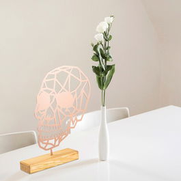 Decoratiune, Skull, 26x39x4cm, Metal, Cupru
