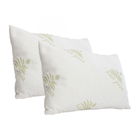 Set de 4 perne Karll, spuma de memorie maruntita si gel de aloe vera, 50 x 70 cm