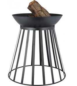 Vatra de foc Esschert, metal, negru, 47 x 49 cm