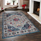 Covor, Vintage 7657 , 160x230 cm, Polipropilena, Albastru