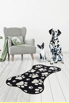 Covor, Paw , 50% TESTURĂ DE catifea/50% poliester, Multicolor