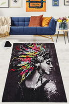 Covor, Relax , 50% TESTURĂ DE catifea/50% poliester, Multicolor