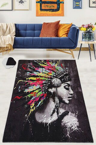 Covor, Relax , 50% TESTURĂ DE catifea/50% poliester, Multicolor