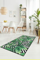 Covor de hol, Tropic , 50% TESTURĂ DE catifea/50% poliester, Multicolor