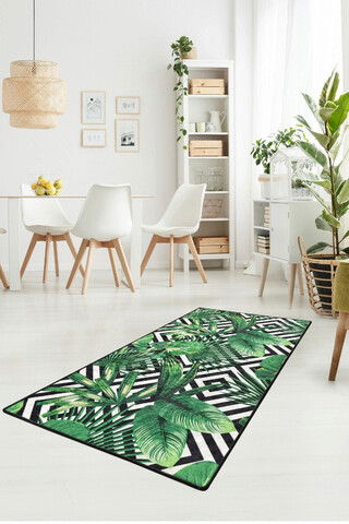 Covor de hol, Tropic , 50% TESTURĂ DE catifea/50% poliester, Multicolor