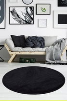 Covor, Milano, Fibre acrilice, Negru