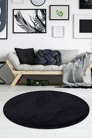 Covor, Milano, Fibre acrilice, Negru