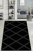 Covor de hol, Dotted Line Djt, 80x100 cm, 50% TESTURĂ DE catifea/50% poliester, Multicolor