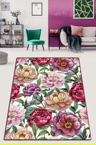 Covor, Assurance Djt , 80x120 cm, 50% TESTURĂ DE catifea/50% poliester, Multicolor