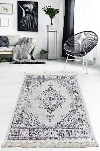 Covor, Loris Grey Djt , 80x120 cm, 50% TESTURĂ DE catifea/50% poliester, Multicolor