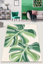 Covor de hol, Bamboo Folium Djt , 80x200 cm, 50% TESTURĂ DE catifea/50% poliester, Multicolor