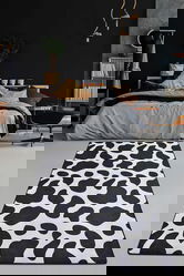 Covor de hol, Cow Djt, 80x300 cm, 50% TESTURĂ DE catifea/50% poliester, Multicolor