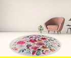 Covor, Drenaj Çap Djt 200X200, 50% TESTURĂ DE catifea/50% poliester, Multicolor