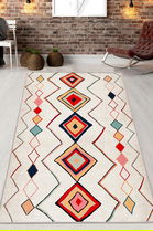 Covor de hol, Teppi , 120x150 cm, 50% TESTURĂ DE catifea/50% poliester, Multicolor