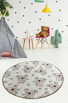 Covor, Koala, 50% TESTURĂ DE catifea/50% poliester, Multicolor