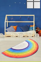 Covor, Rainbow , 50% TESTURĂ DE catifea/50% poliester, Multicolor