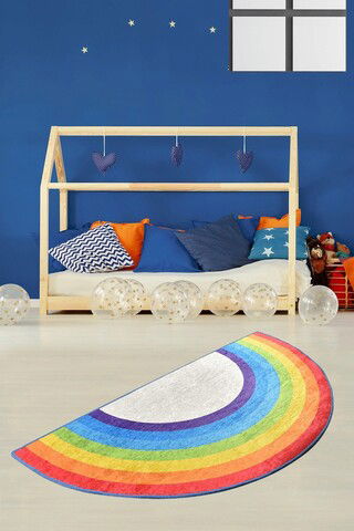 Covor, Rainbow , 50% TESTURĂ DE catifea/50% poliester, Multicolor