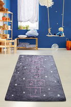 Covor, Hopscotch, 100x160 cm, Catifea, Multicolor