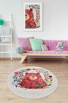 Covor, Bears Garden , 50% TESTURĂ DE catifea/50% poliester, Multicolor