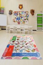 Covor, Tiere 200 x 290 , 50% TESTURĂ DE catifea/50% poliester, Multicolor