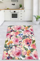 Covor, Rubesco Djt , 80x120 cm, 50% TESTURĂ DE catifea/50% poliester, Multicolor