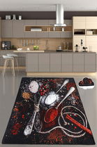 Covor, Spicy Djt , 80x120 cm, 50% TESTURĂ DE catifea/50% poliester, Multicolor
