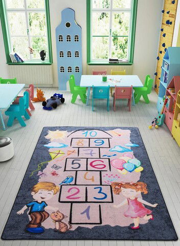 Covor, Street Game, 133x190 cm, Poliamida, Multicolor