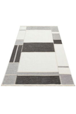 Covor de hol, Nk 08, 75x150 cm, 100% POLIESTER/BUMBAC, Gri/Antracit