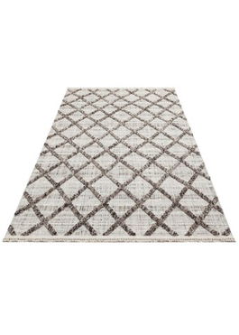 Covor de hol, Mlb 04, 80x300 cm, Poliester, Gri