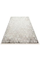 Covor, Tly 01, 160x230 cm, Poliester, Gri / Bej