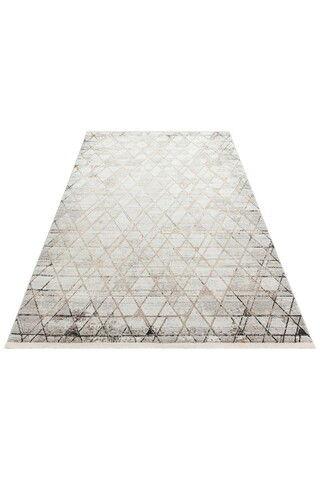 Covor, Tly 01, 160x230 cm, Poliester, Gri / Bej