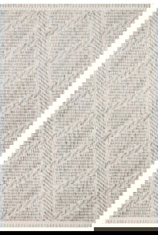 Covor, Czy 03, 160x230 cm, Poliester, Gri / Argintiu