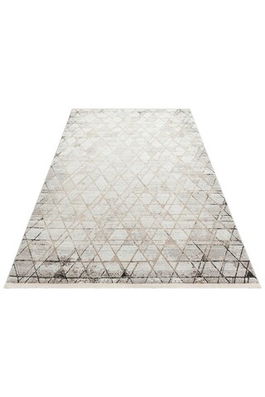 Covor, Tly 01, 200x290 cm, Poliester, Gri / Bej