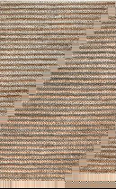 Covor, Flatweave Choti S11152, 80x150 cm, Iuta, Maro / Crem