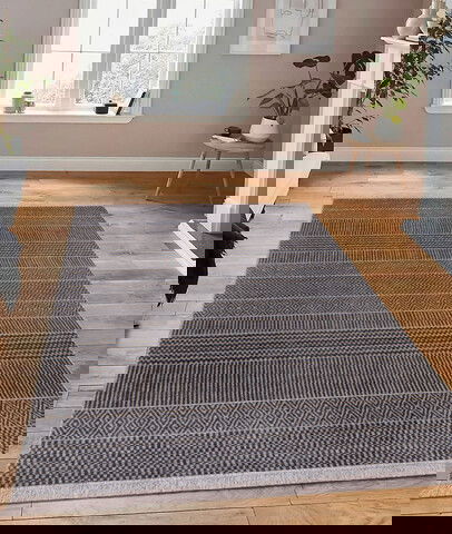 Covor, 23041A , 60x100 cm, 100% PENTRU IUTĂ/CHEN, Antracit