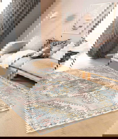Covor de hol, 38216A , 80x150 cm, 100% POLIESTER/POLIPROPLEN, Multicolor