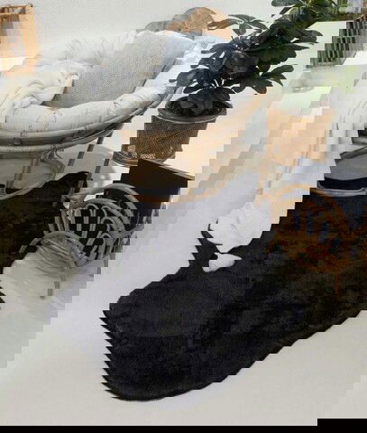 Covor, 3504, 100x150 cm, Poliester, Negru