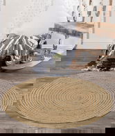 Covor de hol, 00008A , 150x150 cm, Iuta, Natural